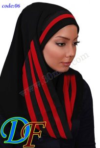 مقنعه فرم شالی