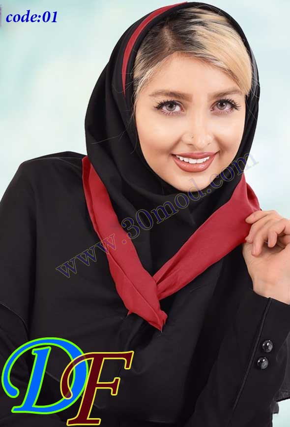 مقنعه اداری کد01 حریرکالباسی