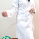 روپوش پزشکی ساده یقه انگلیسی