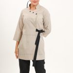 روپوش پزشکی شیک کد 501 کرم